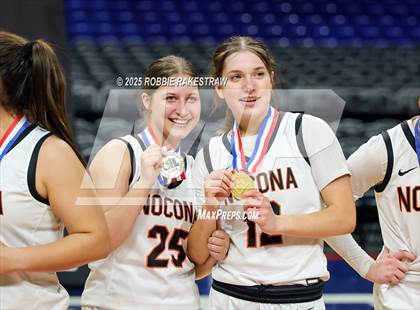 Thumbnail 2 in Nocona vs. San Saba (UIL 2A Basketball Division I Final Medal Ceremony) photogallery.