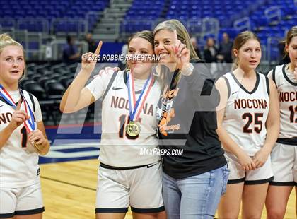 Thumbnail 2 in Nocona vs. San Saba (UIL 2A Basketball Division I Final Medal Ceremony) photogallery.