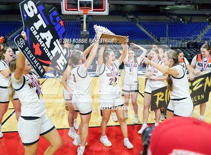 Thumbnail 1 in Nocona vs. San Saba (UIL 2A Basketball Division I Final Medal Ceremony) photogallery.