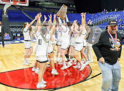 Thumbnail 1 in Nocona vs. San Saba (UIL 2A Basketball Division I Final Medal Ceremony) photogallery.