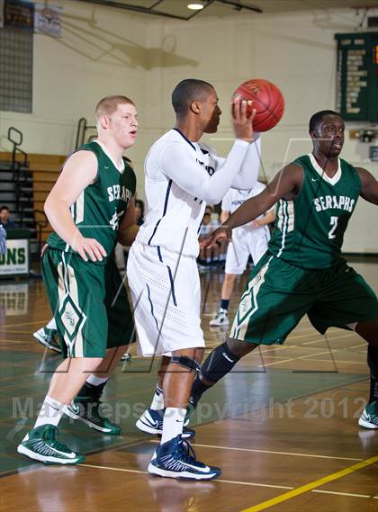 Thumbnail 1 in Flintridge Prep vs St. Bonaventure (Santa Barbara Holiday Classic) photogallery.