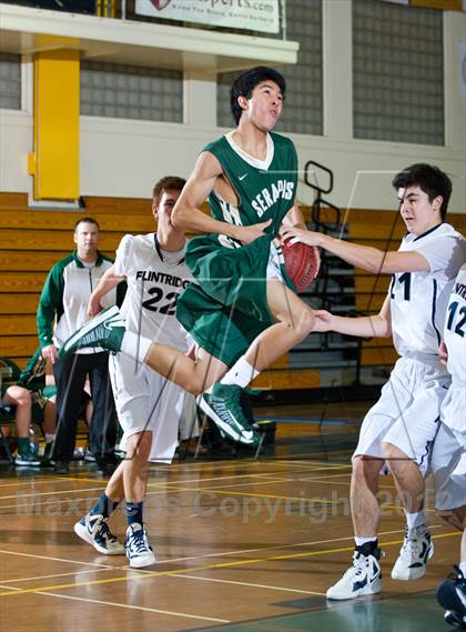 Thumbnail 1 in Flintridge Prep vs St. Bonaventure (Santa Barbara Holiday Classic) photogallery.