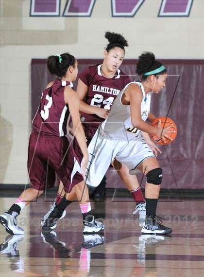 Thumbnail 2 in Brea Olinda vs. Hamilton (Nike Tournament of Champions) photogallery.