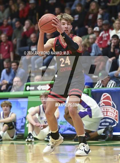 Thumbnail 2 in Brownsburg vs Brownstown Central (Hall of Fame Game)  photogallery.