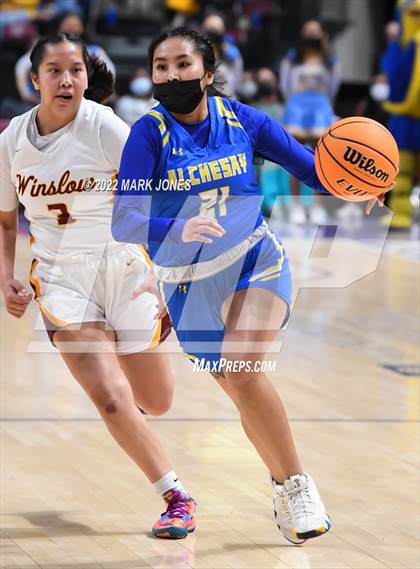 Thumbnail 1 in Alchesay vs. Winslow (AIA 3A Quarterfinal) photogallery.