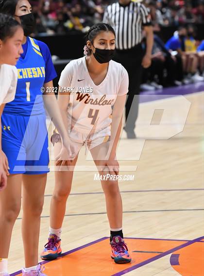Thumbnail 3 in Alchesay vs. Winslow (AIA 3A Quarterfinal) photogallery.