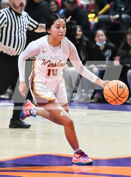 Thumbnail 2 in Alchesay vs. Winslow (AIA 3A Quarterfinal) photogallery.