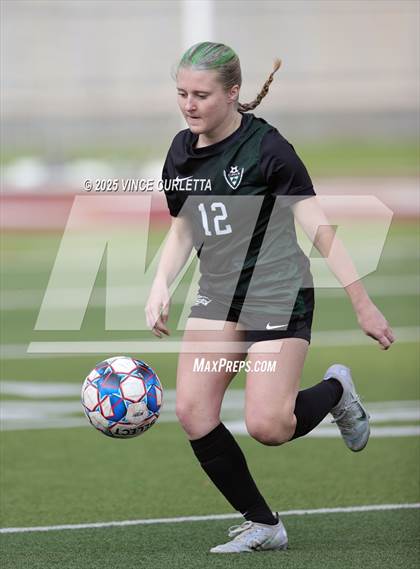 Thumbnail 2 in Cedar Park vs. Pieper (UIL 5A Soccer Regional Final) photogallery.