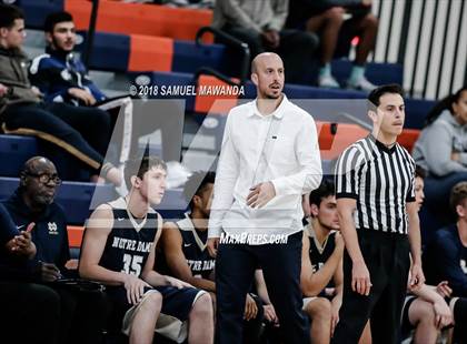 Thumbnail 1 in Chaminade vs Notre Dame (SO)  (4th Annual West Valley Thanksgiving Tip-Off Classic) photogallery.