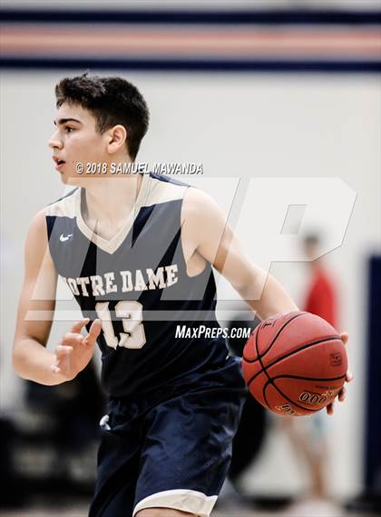 Thumbnail 3 in Chaminade vs Notre Dame (SO)  (4th Annual West Valley Thanksgiving Tip-Off Classic) photogallery.