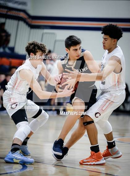 Thumbnail 2 in Chaminade vs Notre Dame (SO)  (4th Annual West Valley Thanksgiving Tip-Off Classic) photogallery.