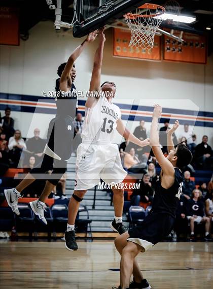 Thumbnail 2 in Chaminade vs Notre Dame (SO)  (4th Annual West Valley Thanksgiving Tip-Off Classic) photogallery.