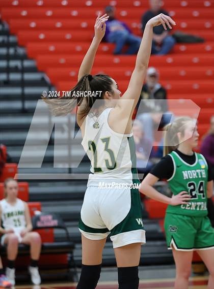 Thumbnail 1 in North Central vs Wood Memorial (IHSAA 1A Semi State Semi Final) photogallery.