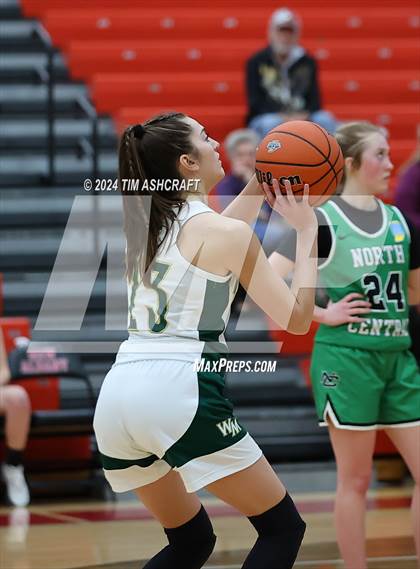 Thumbnail 3 in North Central vs Wood Memorial (IHSAA 1A Semi State Semi Final) photogallery.