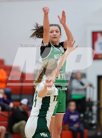 Thumbnail 3 in North Central vs Wood Memorial (IHSAA 1A Semi State Semi Final) photogallery.