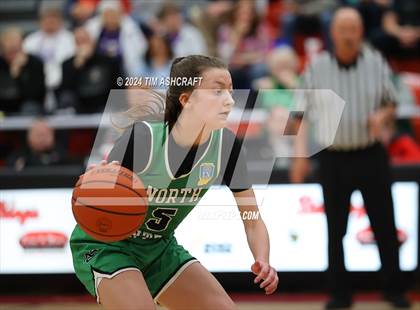 Thumbnail 3 in North Central vs Wood Memorial (IHSAA 1A Semi State Semi Final) photogallery.