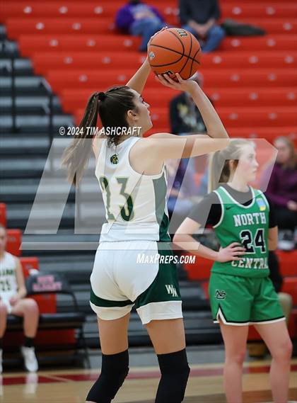 Thumbnail 2 in North Central vs Wood Memorial (IHSAA 1A Semi State Semi Final) photogallery.