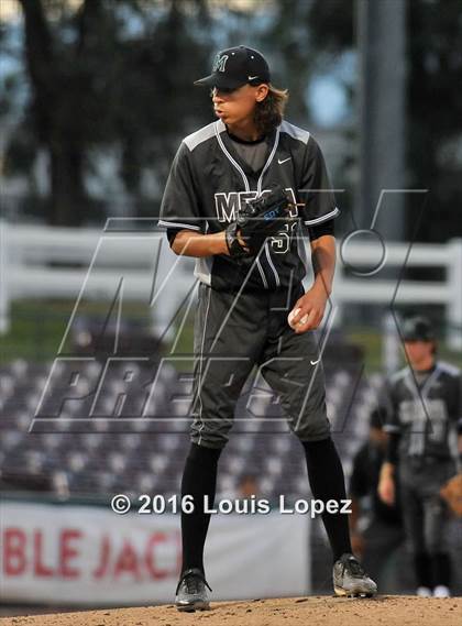 Thumbnail 1 in Murrieta Mesa vs. Harvard-Westlake (CIF SS DIV 1 Final) photogallery.