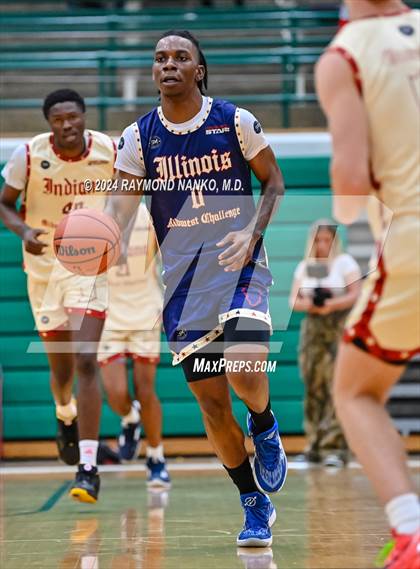 Thumbnail 3 in Indiana vs Illinois (Midwest All-Star Challenge) photogallery.