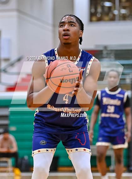 Thumbnail 1 in Indiana vs Illinois (Midwest All-Star Challenge) photogallery.