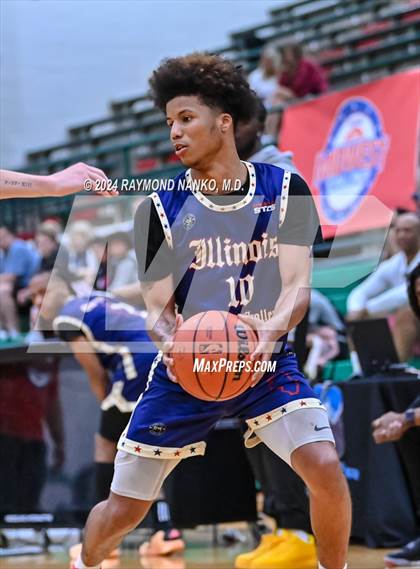 Thumbnail 2 in Indiana vs Illinois (Midwest All-Star Challenge) photogallery.