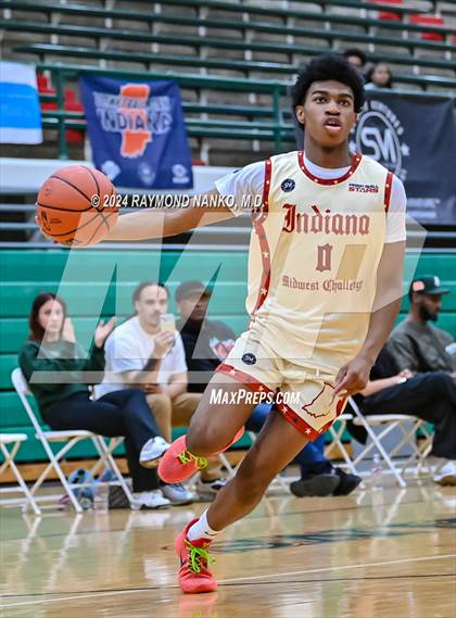 Thumbnail 3 in Indiana vs Illinois (Midwest All-Star Challenge) photogallery.