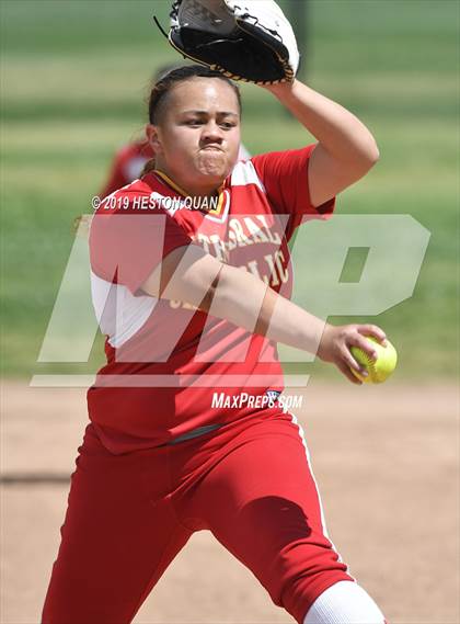Thumbnail 2 in Cathedral Catholic vs. Canyon (Michelle Carew Classic) photogallery.