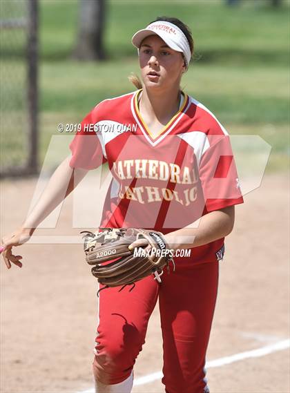 Thumbnail 3 in Cathedral Catholic vs. Canyon (Michelle Carew Classic) photogallery.