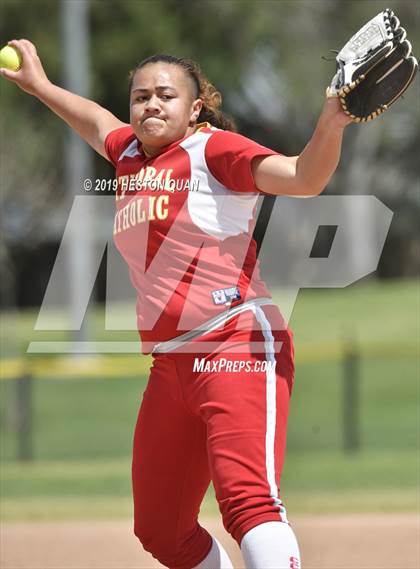 Thumbnail 2 in Cathedral Catholic vs. Canyon (Michelle Carew Classic) photogallery.