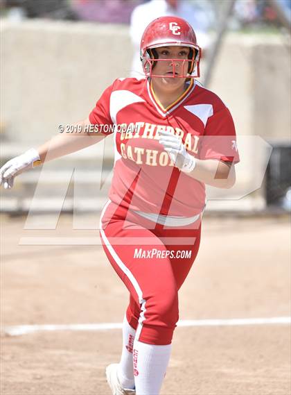 Thumbnail 3 in Cathedral Catholic vs. Canyon (Michelle Carew Classic) photogallery.