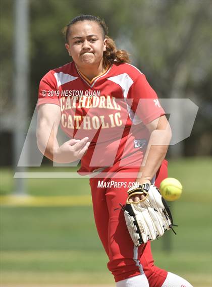 Thumbnail 2 in Cathedral Catholic vs. Canyon (Michelle Carew Classic) photogallery.