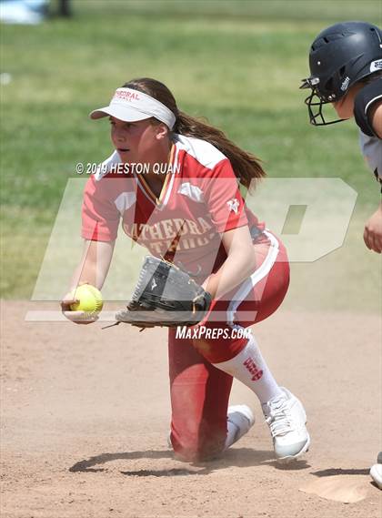 Thumbnail 3 in Cathedral Catholic vs. Canyon (Michelle Carew Classic) photogallery.