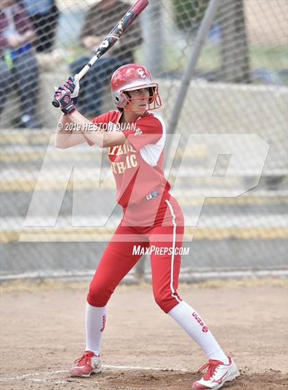 Thumbnail 3 in Cathedral Catholic vs. Canyon (Michelle Carew Classic) photogallery.