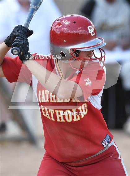 Thumbnail 3 in Cathedral Catholic vs. Canyon (Michelle Carew Classic) photogallery.
