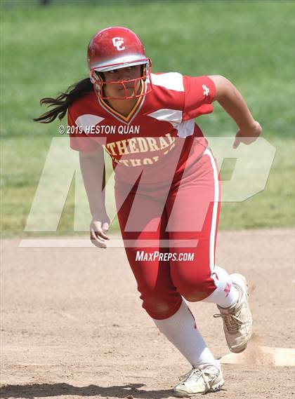Thumbnail 2 in Cathedral Catholic vs. Canyon (Michelle Carew Classic) photogallery.