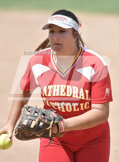 Thumbnail 1 in Cathedral Catholic vs. Canyon (Michelle Carew Classic) photogallery.