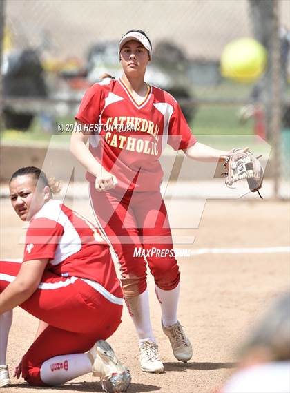 Thumbnail 2 in Cathedral Catholic vs. Canyon (Michelle Carew Classic) photogallery.