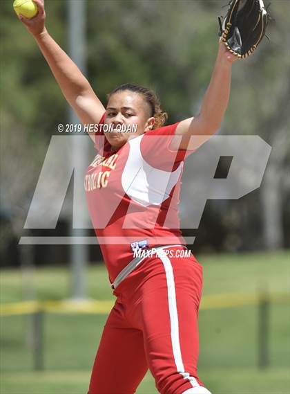 Thumbnail 2 in Cathedral Catholic vs. Canyon (Michelle Carew Classic) photogallery.