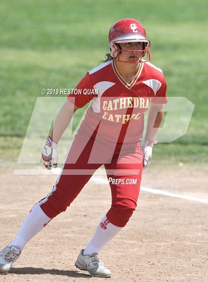 Thumbnail 3 in Cathedral Catholic vs. Canyon (Michelle Carew Classic) photogallery.
