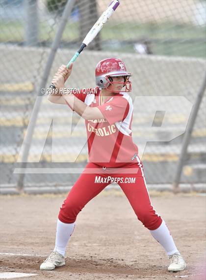Thumbnail 3 in Cathedral Catholic vs. Canyon (Michelle Carew Classic) photogallery.