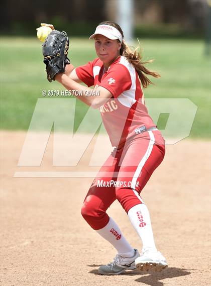 Thumbnail 2 in Cathedral Catholic vs. Canyon (Michelle Carew Classic) photogallery.