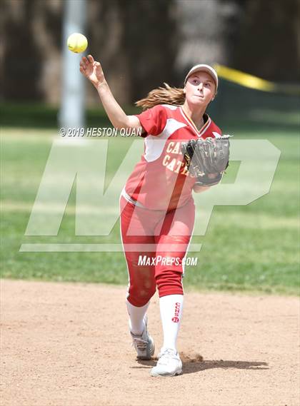 Thumbnail 3 in Cathedral Catholic vs. Canyon (Michelle Carew Classic) photogallery.