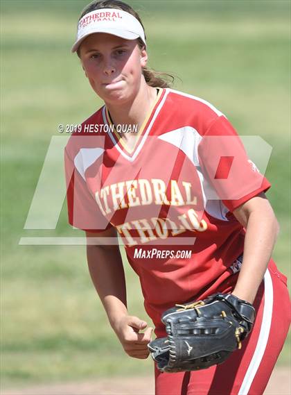 Thumbnail 2 in Cathedral Catholic vs. Canyon (Michelle Carew Classic) photogallery.