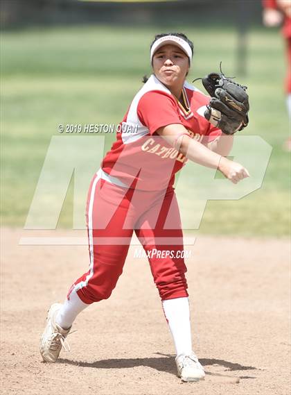 Thumbnail 3 in Cathedral Catholic vs. Canyon (Michelle Carew Classic) photogallery.