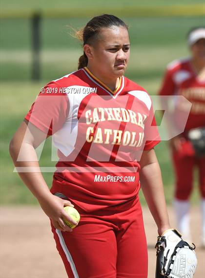Thumbnail 3 in Cathedral Catholic vs. Canyon (Michelle Carew Classic) photogallery.
