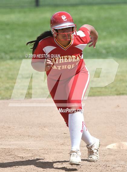 Thumbnail 3 in Cathedral Catholic vs. Canyon (Michelle Carew Classic) photogallery.