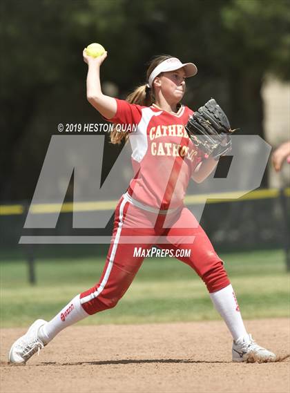 Thumbnail 3 in Cathedral Catholic vs. Canyon (Michelle Carew Classic) photogallery.