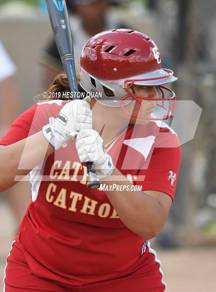 Thumbnail 3 in Cathedral Catholic vs. Canyon (Michelle Carew Classic) photogallery.
