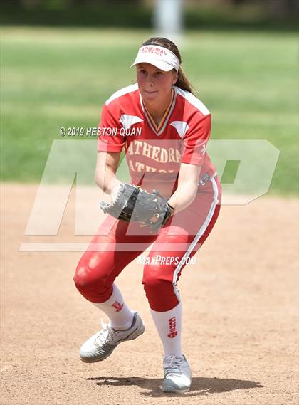 Thumbnail 2 in Cathedral Catholic vs. Canyon (Michelle Carew Classic) photogallery.
