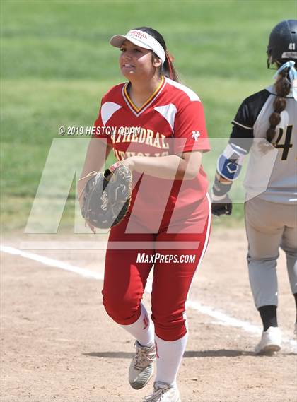 Thumbnail 3 in Cathedral Catholic vs. Canyon (Michelle Carew Classic) photogallery.